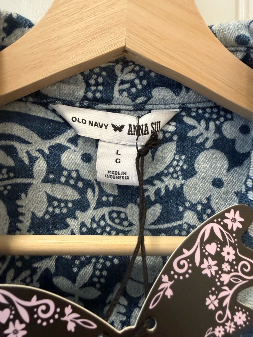 Old Navy x Anna Sui Denim Chore Jacket - Picture 6 of 10